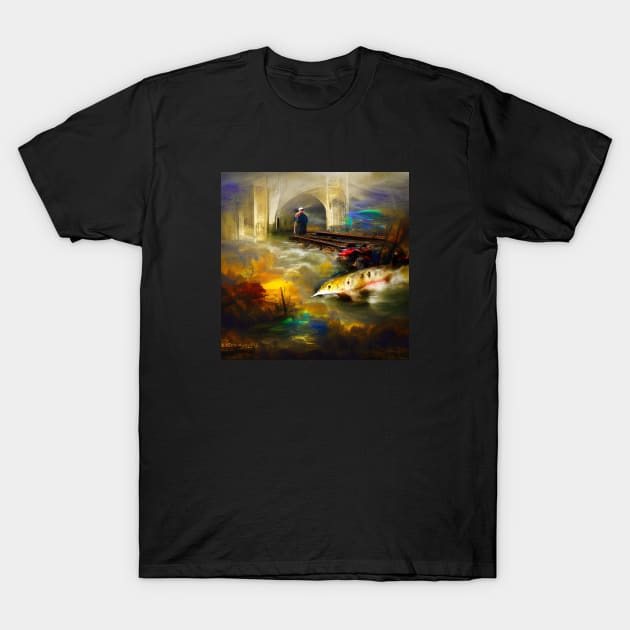 Outside the gates of heaven T-Shirt by bearded_papa